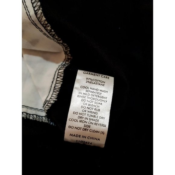 DIANA FERRARI Womens Black White Beige Button Up Shirt Dress - Size 10 - Picture 7 of 7